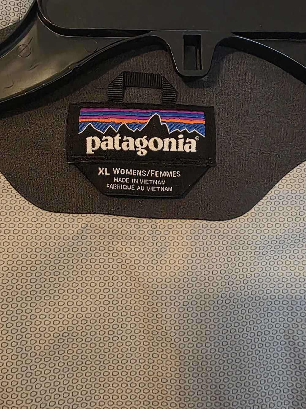 Patagonia Womens Rain Jacket Grey/white XL - Picture 6 of 8
